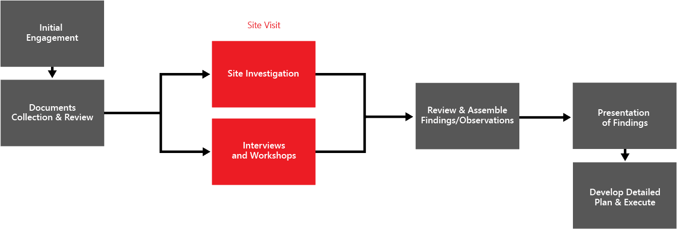 Site Visit Flow Chart