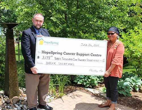 Brock Solutions’ Spring BBQ Raises $3178.25 for the Hopespring Cancer Support Centre