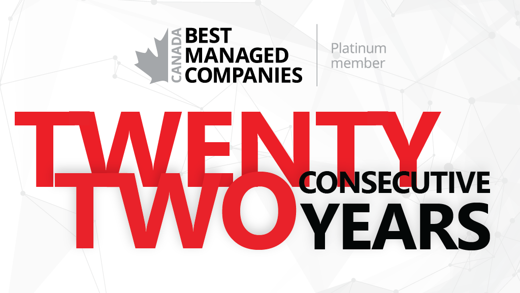 Brock Solutions Named One of Canada’s Best Managed Companies for 22nd Consecutive Year