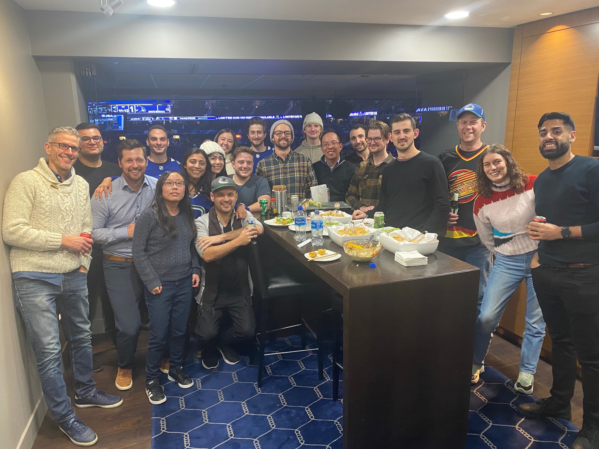 This week our team out in Vancouver got together to watch the Vancouver Canucks vs Washington Capitals hockey game! It was great for everyone to connect as a team, have some drinks, and watch some good hockey. Go Canucks! #LifeatBrock