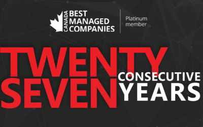 Brock Solutions Named One of Canada’s Best Managed Companies Platinum Club Designation for the 27th Year in a Row