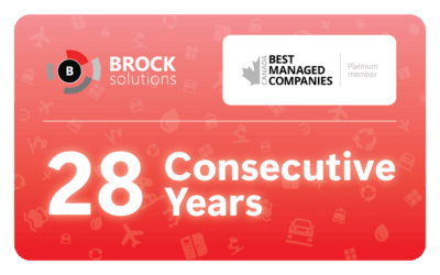 Brock Solutions Named One of Canada’s Best Managed Companies for the 28th Year in a Row