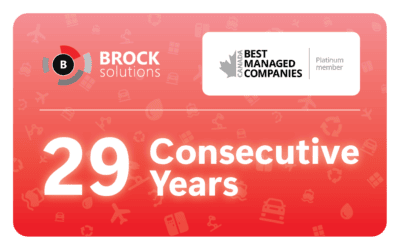 Brock Solutions Named One of Canada’s Best Managed Companies for the 29th Year in a Row